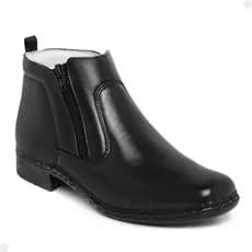 Bota Botina Masculina Couro Legítimo Country Confortável Palmilha em Gel Ortopédica Social