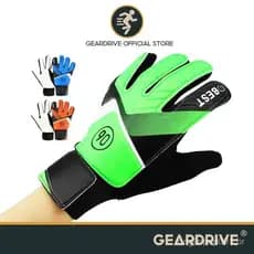 GEARDRIVE Goalkeeper Goalie Luvas Kid Futebol Futebol Não Deslizamento Látex Com Proteção Duplo Design De Pulso Para Men