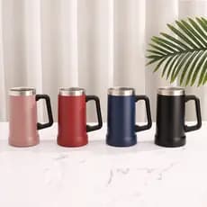 Caneca Térmica Inox 710ML Cerveja Café Chá Camada Dupla Com Isolamento