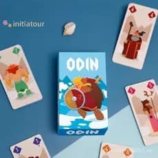 Initiatour 1 Conjunto Divertido Jogo De Cartas Para Festa Em Família Chinês Bilíngue ODIN Tabuleiro 2-6 Jogadores 15 Min