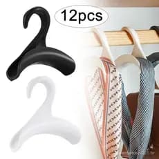 12 Pçs Multi-purpose Armário Pano Bolsa Titular Gancho Durável Saco Rack Arco Cabide Suprimentos Para Casa