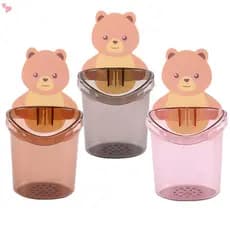 Porta-Escovas De Dentes , Dente Em Forma De Urso Plástico Montado Na Parede , Organizador De Armazenamento Para Escova D