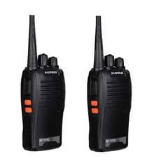Kit 2 Radio Comunicador Bf-777s Acompanha Bases Carregadoras