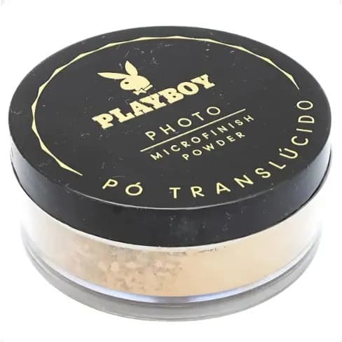 Pó Translúcido Solto Playboy Maquiagem Profissional Efeito Photo Acabamento Natural Matte