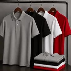 Polo Masculina Club Bordada Casual Premium