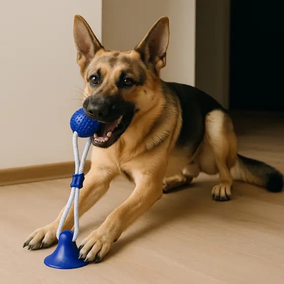 Brinquedo bola de borracha cabo de guerra puxar Dentes de cachorro mastigando brinquedo para cachorro
