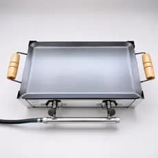 Fogão Fogareiro Pesca Camping Caminhoneiro Cozinha 2 Bocas a gás Alta Pressão Inox Chapa Ferro E Mangueira registro