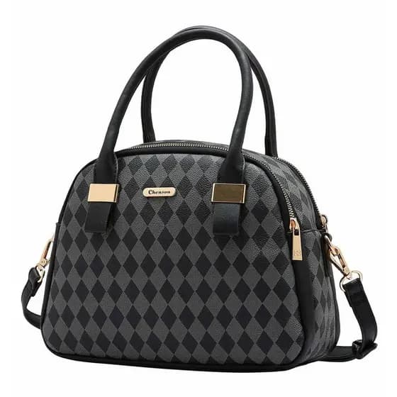 Bolsa Feminina de Mão Transversal Geométrica Moda Chenson