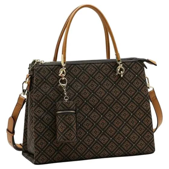 Bolsa Feminina Detalhe Corrente Alça Transversal Chenson