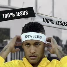 Faixa Clássica 100% Jesus – O Estilo Icônico de Neymar Para Você!