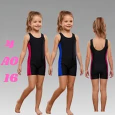 Maiô Infantil Feminino Macaquinho Juvenil para Hidroginástica Natação Praia em Suplex do 4 ao 16