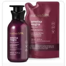 COMBO LOÇÃO + REFIL NATIVA SPA AMEIXA NEGRA