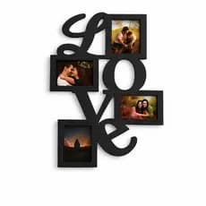 Quadro Parede Porta Retrato Love 4 Fotos 10x15 Fotografia