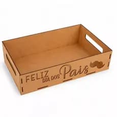 10 Bandeja Cesta Dia Dos Pais Presente Personalizado Pai MDF Resistente