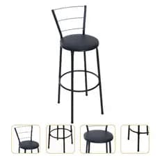 1 Banqueta Alta 3 arame Cozinha Decoração Bistrô Área de Lazer
