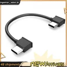 Ângulo Reto 15cm USB-C Para Tipo Cabo Conector De Dados De Carregamento Air 2 Mini 2