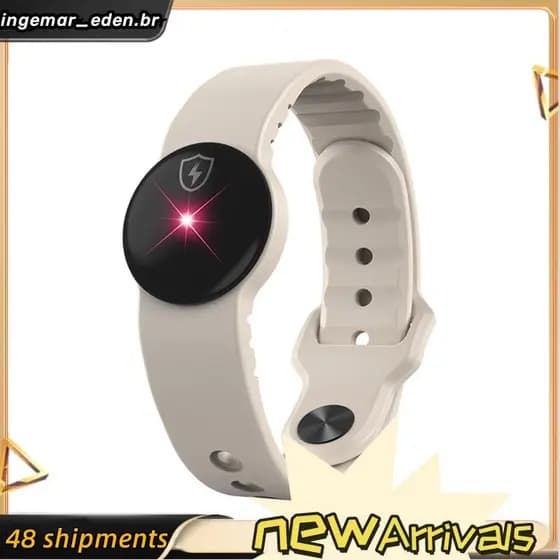 Pulseira Antiestática Sem Fio Portátil Universal Ajustável Eliminador Estático De Silicone Remover Corpo B