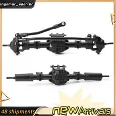 2 Peças Eixo Diferencial Dianteiro E Traseiro Para SCX10 II 90046 90047 1/10 RC Crawler Carro De Atualização Acessórios