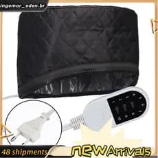 Touca De Cabelo Elétrica Portátil Com 10 Níveis De Calor , Chapéu Térmico , 3 Configurações De Temporizador Para Salão D