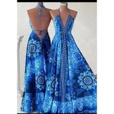 Vestido  indiano feminina  un vestido elegante que realça  y leve e um tecido  crepinho   no amaça .
