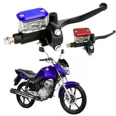 Burrinho De Freio Cilindro Esportivo CgTitan125/150/160 Cb300Xre 300Tornado Falcon Bros Cb300F Cb250 TwisterVermelh/Azul