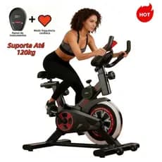 Bicicleta Bike Ergometrica Spinning Academia Fitness Profissional 120kg
