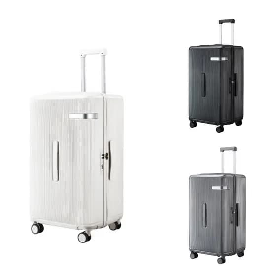 Conjunto De Bagagem Rígida De 24 Polegadas-Policarbonato PC , Expansível , Trava Aprovada Pela TSA , 360 ° Rodas Giratór