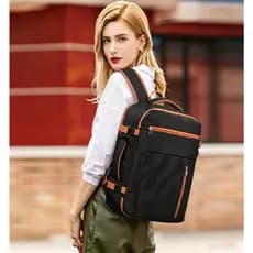 Mochila De Viagem 40L – 180 ° Abertura Total , Resistente À Água , Cabe Em Laptop De 18 Polegadas . Bagagem De Mão De Gr