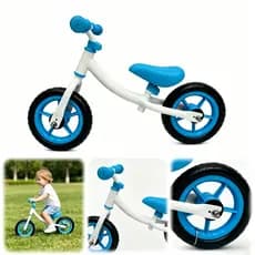 Bicicleta sem Pedal Infantil  Equilíbrio para Crianças 2-5 Anos, Design Leve e Confortável com Assento Ajustável