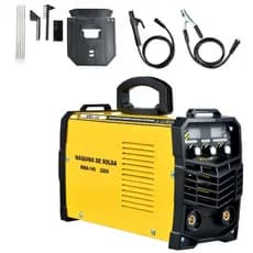 Máquina de Solda 220V Elétrica Inversor Portátil para Eletrodos, Ideal para Uso Doméstico e Profissional