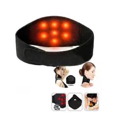 Almofada Térmica para Pescoço com Magnetoterapia e Turmalina Autoaquecimento com Suporte Cervical para Alívio de Dores