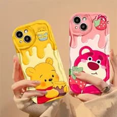 Capa Para Samsung S24 Plus S24Ultra S23 FE S20 S22Ultra S21 A55 A15 A14 M34 Dopey Winnie