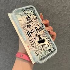 Capa Para IPhone 17 Pro Max 17Air 16 11 13 15 14 12 Xs XR Doodle Combinação De Texto 2 Em 1 Caso