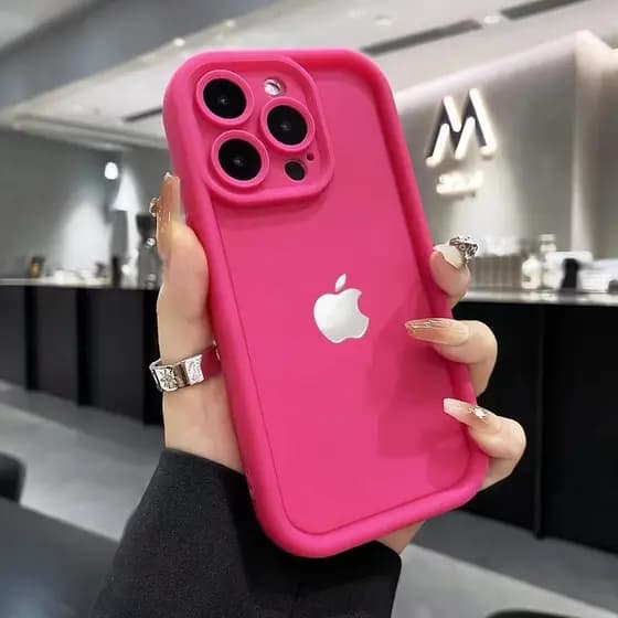 Capinha Capa De Silicone Anti-impacto Para iPhone 17 16 15 14 13 12 11 Plus Pro Max Ar Normal Resistente A Quedas Celula