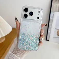 Linda Glitter Capinha Capa Para IPhone 17 13 11 12 14 15 16 Ar Pro Max Normal Anti-Impacto Silicone Bonito Caso De Telef
