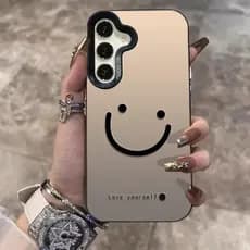 Moda Sorriso Capinha Para Samsung Galaxy S20 FE S21 S23 Ultra S24 PLUS M12 M23 Capa De Silicone Anti-impacto Caso De Tel