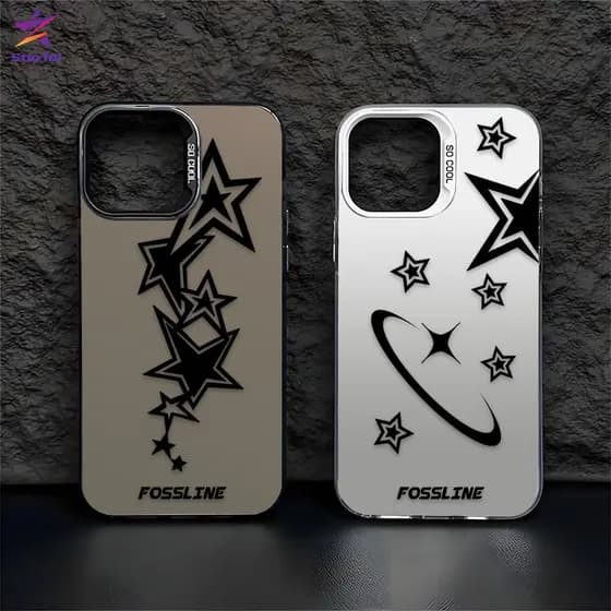 Capa Para POCO X7 Pro X6 X5 M7 M6 X3 NFC C75 C65 C71 C55 C40 M5S Legal Estrela Luxo Fosco Starful