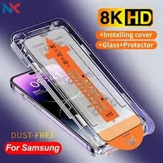 Filme De Vidro Temperado Anti-Espião 8K HD Para Samsung A07 A17 A06 A16 A56 A36 A35 A55 A15 A54 A15 Automático Livre De