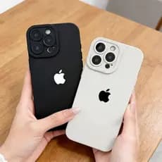 Capa Para iPhone 17 Pro Max Ar 16 15 14 13 12 11 XS XR 7 8 Plus Silicone Macia Logotipo Da Apple NKCase