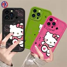 Capa Para Redmi Note 14 Pro 13 12 11 10 9 8 14C 13C 12C 10C 9A A5 A3 A2 A1 SoftCase Hello Kitty MKCase