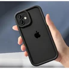 Capa Para iPhone 17 16 15 14 13 12 11 Pro Max Plus Air XR Anti Queda Silicone Preto Branco Apple Softcase MKcase