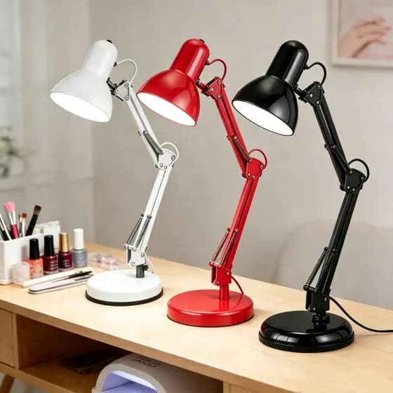 Luminária De Mesa Articulado Abajur Luminária Dobrável Luminária Para Salão De Beleza Escritório