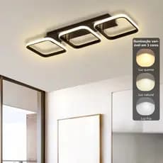 Luminaria De Teto Led Moderno 3 Cores Para Corredor , Sala De Estar , Quarto , Cozinha (110V/220V)