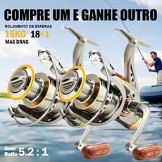 【Compre um, ganhe outro】Carretel Molinete DC 2000/4000/7000 Rolamentos Cobre Carretel Aluminio