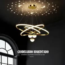 3 Cores Em 1 lustre para sala Lustre Sala De Jantar Luz Novo Estilo Cozinha Simples E Moderno Quarto
