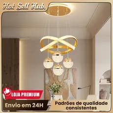 110/220V lustre para sala lustre sala jantar lustre sala de estar Lustrer De Teto NÃrdico luxo