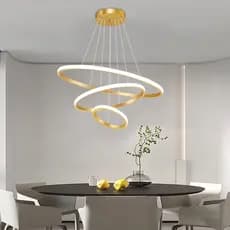 3 Cores em 1 luz Lustre Para Sala Lustre Pendente Cozinha Luminária de Teto Led Nordic Moderno Decoração Para Sala