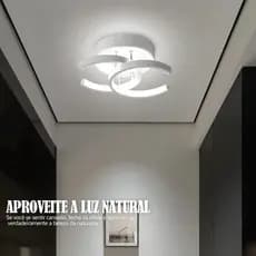 20W Lustre Moderno De Teto Led Em 3 Cores  Para Corredor , Sala De Estar , Quarto , Cozinha