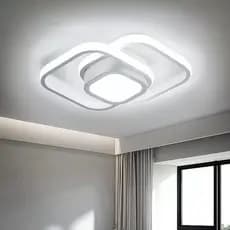 Luminaria Teto Moderna Plafon Led 3/1 Lustre Para Quarto, Sala, Escritorio, Corredor, Cozinha.!!