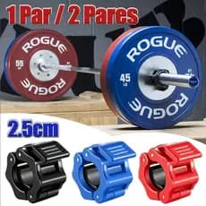Par Presilha 25mm Barra Anilha Halter Peso Academia